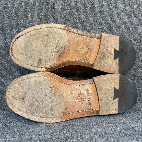 Cole Haan Mens 10 American Classics Pinch Penny Loafers Brown Leather Preppy main image 4